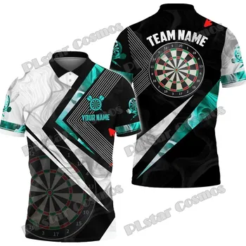 Dámské tričko Unisex tričko s potiskem 3D darts pro šipkaře CS3356 Velikost: 2XL, Barva (Varianta): barva 2