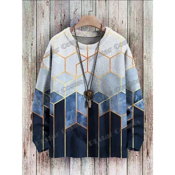 Dámský svetr Unisex svetr s potiskem CS1124 kočka cat Velikost: 4XL, Barva (Varianta): Svetr 5