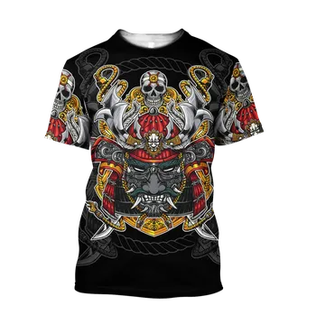 Tričko s potiskem 3D CS590 Buddhism and Oni Mask Velikost: 5XL, Barva (Varianta): barva 2