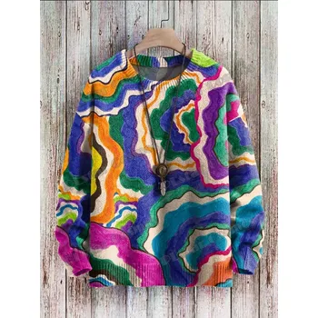 Dámský svetr Unisex svetr s potiskem CS1133 pes dog Velikost: 5XL, Barva (Varianta): Svetr