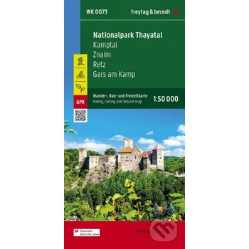 Národní park Thayatal 1:50 000 / turistická a cykloturistická mapa - freytag&berndt freytag&berndt