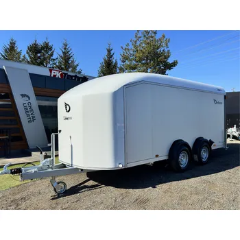 Přívěs k motorovému vozidlu Skříňový přívěs DEBON C900®, BÍLÝ