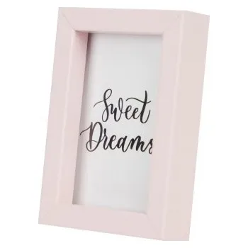 Obraz Mini ramka na fotografii o rozměrech 8,5 x 6 cm, růžová barva