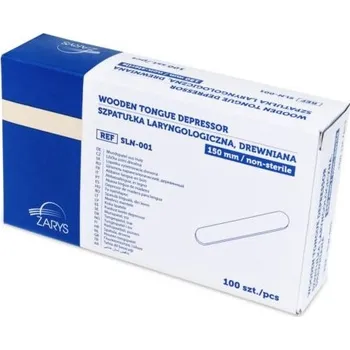 ZARYS lnternational Group Ústní lopatka dřevěná, 100 ks