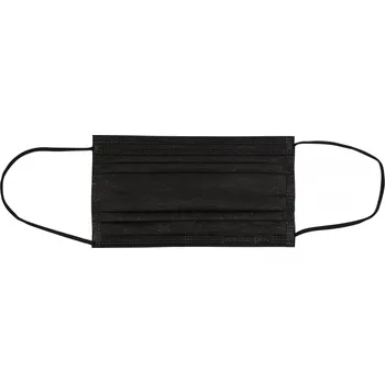 rouška AKCE Ústenky na gumičky (50 ks) – "roušky" černé BLACK