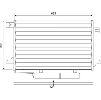 Výparník klimatizace Kondenzátor, klimatizace VALEO WYPRZEDA˝ 822689