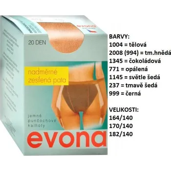 Dámské punčochy Punčochové kalhoty EVONA MAXANA Velikost: 170/140 TMAVĚ ŠEDÁ b.237