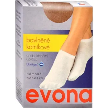 Dámské ponožky Dámské kotníkové ponožky EVONA NELA Velikost: 25 SV.MODRÁ (307)