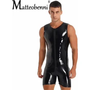 Pánský overal s krátkými nohavicemi Barva: Černá, Velikost: M