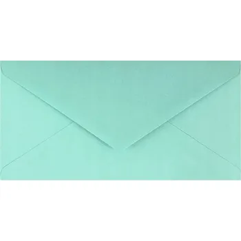 Obálka Barevné obálky pastelově modré 120g DL 10 Ks