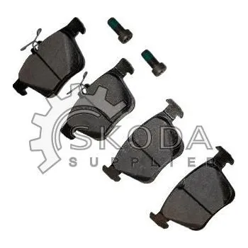 Brzdová destička Sada brzdových destiček, kotoučová brzda ŠKODA Original OEM 5Q0 698 451 AK