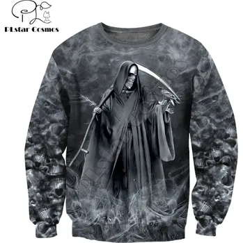 Dámská mikina Unisex mikina s potiskem CS932 smrt s kosou Velikost: XL, Barva (Varianta): Sweatshirt