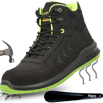 Pracovní obuv Pracovní obuv kotníková Magros Bezpečnostní kotníkové boty pánské Demar 6380 9-088 S3 SR FO velikost 45