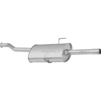 Tlumič výfuku Střední tlumič výfuku ASMET 10.053