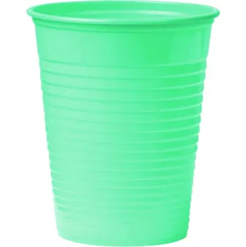 Jednorázové nádobí Kelímky plastové jednorázové barevné Centra (50 ks) mint