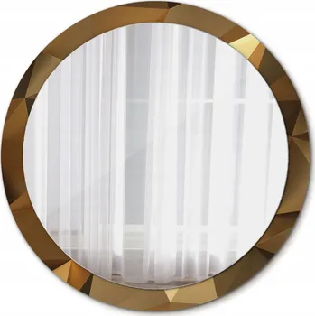 Zrcadlo Nástěnné Zrcadlo Rám Geometrický vzor 100cm