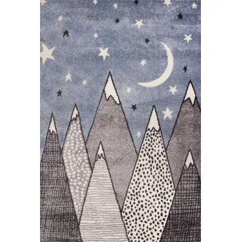 Koberec Měkký koberec Bambino Modrý koberec 100x150