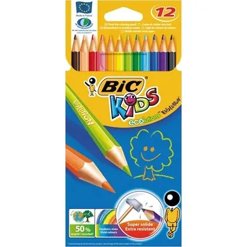 Kresba Pastelky BIC barevné pastelky pastelky pro děti na kreslení 12 ks