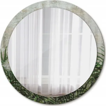 Zrcadlo Kulaté Zrcadlo na Zeď Kapradinové Listy 100cm