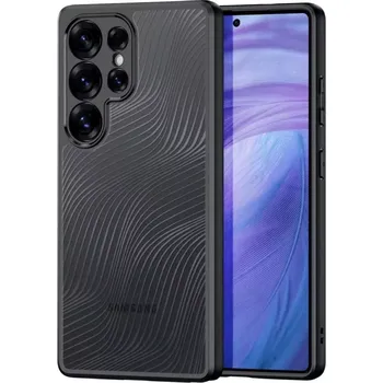 Pouzdro na mobilní telefon Kryt Dux Ducis Aimo Samsung Galaxy S25 Ultra – černý (Odolný kryt Dux Ducis Aimo pro Samsung Galaxy S25 Ultra – černý, pevná ochrana se zesílenými rohy a možností uchycení na smyčku)