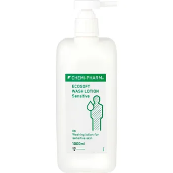 Mýdlo Chemi-Pharm ECOSOFT WASH LOTION SENSITIVE, tekuté mýdlo Objem: 500 ml s pumpičkou