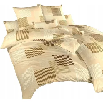 Povlečení Dadka Povlečení Patrik béžová 140x200, 70x90 cm