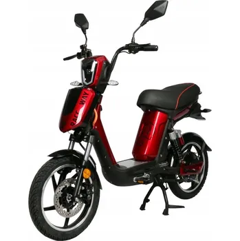 Elektrokolo Elektrokolo (do 250 W) Rulyt E-BABETA rám 21 palců ocel kolo 18 " červené 250 W