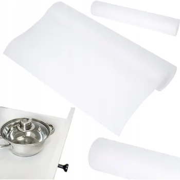 Protiskluzová podložka PROTISKLUZOVÁ PODLOŽKA DO ZÁSUVKY OCHRANNÁ BÍLÁ Z PLASTU 90x32 CM