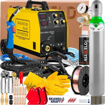 Svářečka Svářečka MIGOMAT 200A MAGNUM PRO PÁJENÍ 230V IGBT MIG/MAG MMA SADA
