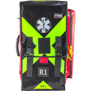 Zavazadlo na motocykl Black Front BLACK FRONT, modulární záchranářský batoh pro sadu R1, voděodolný