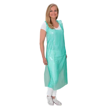 Zástěra PE, 75 x 125 cm, 50 ks Barva: Zelená