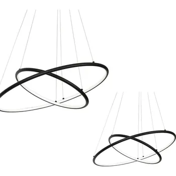 Závěsné LED svítidlo Orion, 2x LED 53w, 3000k, b