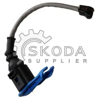 Brzdová destička Výstražný kontakt, opotřebení obložení ŠKODA Original OEM 8V0615437