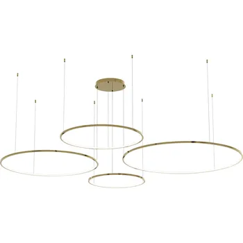 Závěsné LED svítidlo Saturno, 4x LED 120w, 4000k, g