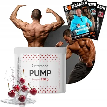 Anabolizér VITAMADE PUMP 250 g PŘEDTRÉNINKOVÝ STIMULANT PRE-WORKOUT CITRULIN PODPORA PROKRVENÍ ENERGIE