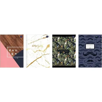 Sešit Sešit linkovaný A4 sešity v měkkém obalu školní bruliony A4 Interdruk 1 list