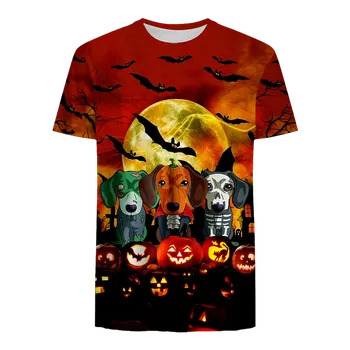 Dámské tričko Tričko s potiskem 3D CS591 psy Velikost: XS, Barva (Varianta): barva 2