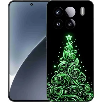 Vánoční dekorace Gelový kryt mmCase na Xiaomi 15 - neonový vánoční stromek 3