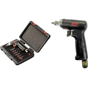 Pneumatický pistolový utahovák Mighty Seven M7 NC-0208 - 40Nm, 1/4", 6.3bar, 150l/min, 0.8kg, kufr