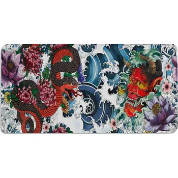 Podložka pod myš VELKÁ PODLOŽKA POD MYŠ MYŠ 100x50 XXXL KBcustom Psací stůl Dragon 88