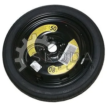 Plechové kolo Rezervní kolo 3,5Jx18" ET25,5 dojezdové ŠKODA Original OEM 5E3601011L