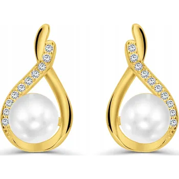 Náušnice NÁUŠNICE PERLOVÉ NÁUŠNICE STŘÍBRO 925