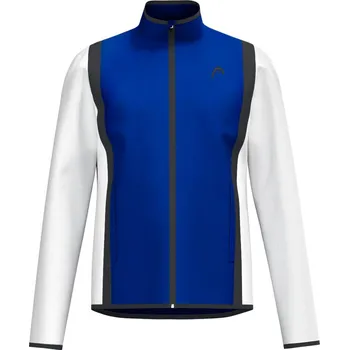 Dětská bunda Head CLUB 25 Jacket Junior Royal/White 140 cm