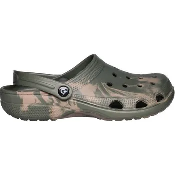 Pánské pantofle Pánské clogs AQUOS BEEYA 40 Tmavě zelená, Béžová