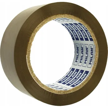 Lepicí páska Balicí páska Milan hnědá, šířka 50 mm, délka 66 m, 1 ks