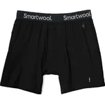 Pánské boxerky Smartwool MERINO BOXER BRIEF BOXED XL Černá, Bílá