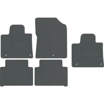 autokoberec Kobercové rohožky Edecor velurové 5 ks