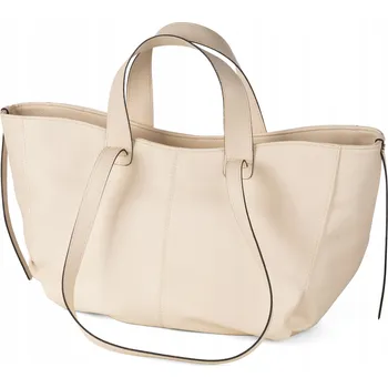 Kabelka Classic-Bag shopper kabelka eko kůže béžová