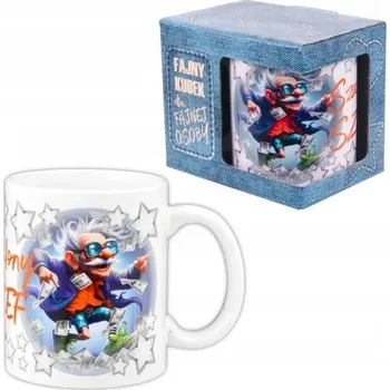 HRNEK JAKO DÁREK PRO ŠÉFA ŠÉF VŠECH ŠÉFŮ VTIPNÝ KERAMICKÝ 330 ml