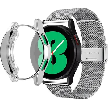 Pouzdro na mobilní telefon 2v1 NÁRAMEK + POUZDRO S OCHRANOU PRO SAMSUNG GALAXY WATCH 4 40MM ŘEMÍNEK